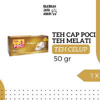 Teh Cap POCI Teh Melati | 25 Sachet | 50 gr | Teh Celup Murah | Grosir