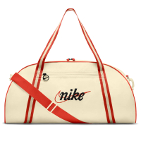 【NIKE 耐吉】手提包 健身包 運動包 旅行袋 W NK GYM CLUB - RETRO 米白 DH6863-113