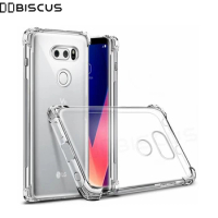 Transparent Shockproof Silicone Case For LG K40 K50S G8 V40 V50 ThinQ G8X K20 2019 K51 V60 K61 K41S K22 K52 K62 G8S Cover