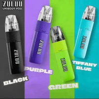 Zuluu Unibody 500mah Pod Pods Vape Zuulu Zulu koko sarang Black