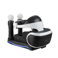 Move Charging Dock for PS4 VR ​Charger Station Headset Luggage Showcase Stand Holder for Playstation 4 PS4 Games Accessory