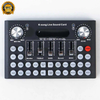 Karaoke USB Sound Card Amplifier Bluetooth Live Broadcast Mixer Special Effect M9