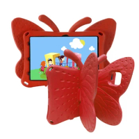 EVA Funda For Samsung Galaxy Tab A8 10.5 X200 X205 Case Butterfly Stand Shockproof Capa SM-X200 Coque SM-X205 Kids Fashion Cover