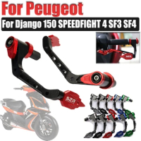 For Peugeot Django 150 SPEEDFIGHT 4 3 SF3 SF4 Motorcycle Handguard Grips Bar Cap Handlebar Brake Clutch Lever Protector Guard