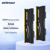 SEIWHALE Memory RAM DDR4 32GB 2666MHz 3200MHz Memoria Udimm Module Computer Desktop Ram