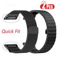 Strap For Garmin Fenix 7 7S 7X 6 6X Pro 5 5X Smart Watch Quick Release Magnetic loop Bracelets For Forerunner 935 945 Band