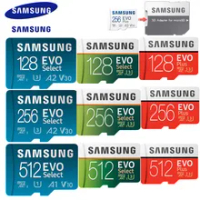 New Original Samsung SD Card 128GB 256GB 512GB 1TB Memory Card Class10 EVO Select TF Card Minisd Flash Usb Pendrive Free Adapter