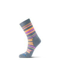 ├登山樂┤美國 FITS medium hiker - crew 中筒襪 線條 {全厚底}  鎘橘 F1015-005