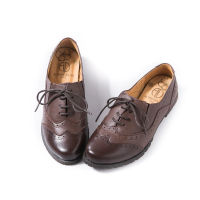 【ALAIN DELON 亞蘭德倫】全真皮綁帶牛津鞋W7536(3色  黑色 咖啡色 棕色)