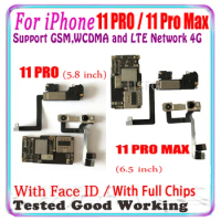 For iPhone 11 / 11 Pro / 11 Pro Max 256gb Motherboard With Face ID 128gb Unlocked 64gb For iPhone 11 Pro Logic Board