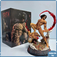Attack On Titan Figures The Armored Anime Action Figure Titan Eren Jager Figurine Model Pvc Statue Doll Ornament Toys Gift