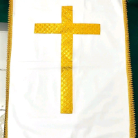 Taplak Mimbar gereja / tutup mimbar gereja L 60 Pjg 110