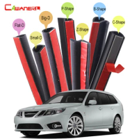 Cawanerl Car Accessories Sealing Strip Kit Sound Insulation Auto Rubber Seal Edge Trim Weatherstrip For Saab 9-3X 9-3 9-5