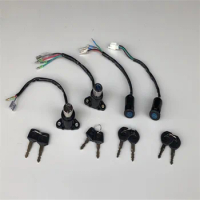 Motorcycle 2 4 Wire Ignition Switch Lock For Honda CG125 CG 125 ZJ125 125CC 150CC XF125 power switch lock