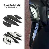 Motorcycle Footrest Foot Pads Pedal Plate Pedals For Yamaha XMAX 125 250 300 400 X-MAX125 X-MAX250 X-MAX300 2017-2023 X-MAX400