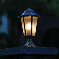 柱頭燈墻頭燈圍墻燈具室外歐式庭院燈門柱燈工程花園別墅防水