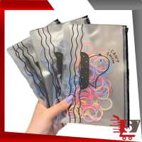 F745 (KECIL 2.5CM)(100 PCS) Ikat Rambut Karet Kecil Elastis Gaya Korea