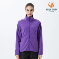 Hilltop 山頂鳥 WINDSTOPPER Softshell 女款防風透氣保暖外套 PH22XFW8 紫