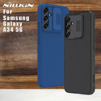 Nillkin for Samsung Galaxy A34 5G Case Camera Protection Lens Back Cover Protective Case for Samsung Galaxy A34 5G