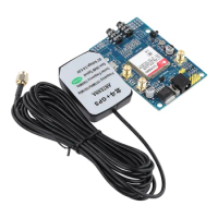SIM808 Module GSM GPRS GPS Development Board with GPS Antenna GPS Tracking Module Instead of SIM908 Module for Raspberry Pi