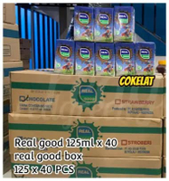 susu bantal real good 1dus 125mlx40pcs real good 1 dus isi 40pcs 125ml x40pcs Cokelat box