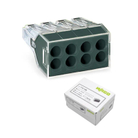 【WAGO 旺科】773-108 德國 插式連接器 快速接頭 50入盒裝 8孔(電器安裝/接線端子/電路佈線/配線)