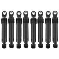 8 Pcs 100N For LG Washing Machine Shock Absorber Washer Front Load Part Black Plastic Shell Home Appliances Accessories