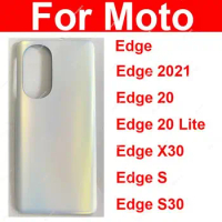 Back Battery Door Housing Cover For Motorola Moto Edge Edge 20 Lite Edge X30 Edge S Pro S30 Rear Cover Back Battery Case