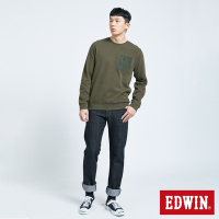EDWIN 503 重磅五袋直筒牛仔長褲-男-黑色
