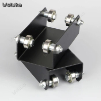 Orbital universal Double pulley Track pulleys for photo studio track ceiling rail photography accessories sliding block CD05 T10
