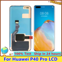 100%Test Original 6.58'' LCD For Huawei P40 Pro OLED LCD Display Touch Screen Digitizer Assembly For