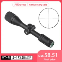 Discovery 4-16X40AOE Hunting Rifle Scope Telescopic Optical Sight Second Focal Plane Scope for Air Rifle 5 5