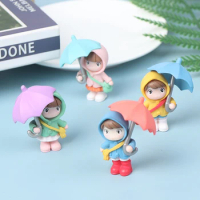 1 Pcs Miniatures Anime Girl Terrariums Figurines Action Figures Fairy Garden Desktop Voor Kids Plastic Ambachten Supply
