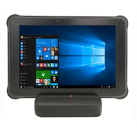 Windows 10 Pro 10.1" Industrial 1D 2D Barcode Scanner IP67 Rugged Tablet PC Intel Z8350 4GB RAM 64GB WiFi RS232 RJ45 HDMI