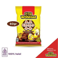 Makanan Ringan Snack Mujigae Wonhae Rice Cake Banana Milk Bites 60 Gr, Topokki 80 GrCreamy Rose, Che