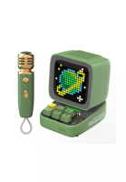 Divoom Divoom Ditoo Mic Retro Pixel Art Game Bluetooth Speaker Microphone Karaoke Function - Green
