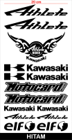 Stiker Motor Keren Cutting Sticker Body Motor KAWASAKI ATHLETE
