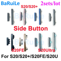 2Sets Power Volume Side Button For Samsung Galaxy S20 Plus S20+ S20 Ultra S20FE Power Switch Control Key External Plastic Button