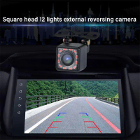 Exclusive GMAIOXO Kamera Mundur Mobil Parkir Rear View Camera 12 LED Infrared - GX12 New