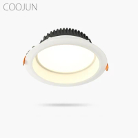 COOJUN Recessed Downlight Led Ceiling Light Spotlight Living room Bedroom Corridor Hole Light Anti-fog Downlight 7W/12W/24W/30W
