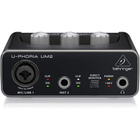 Original Behringer U-Phoria UM2 / UMC22 / UMC202HD / UMC204HD / UMC 404HD USB Audio Interface Pre am