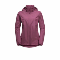 Jaket hiking cewek jack wolfskin stormy point jacket