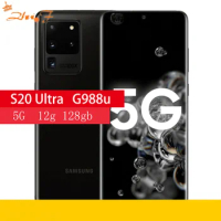 Samsung Galaxy S20 Ultra 5G G988U G988u1 128GB 12GB RAM Snapdragon 865 Single SIM Android 48 MP Original phone