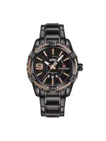 นาฬิกาข้อมือผู้ชาย รุ่น NF9117S B สายสแตนเลสสตีล 45 มม. สีดำ