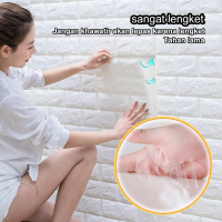 Estation - WALLPAPER DINGDING 3D FOAM MOTIF BATU BATA 70 X 77 CM DEKORASI DINDING KAMAR