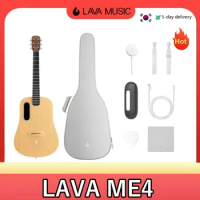 LAVA ME 4 Basic 36 / 41 inch Solid Spruce Top HILAVA 2.0 Smart Acoustics Electric Guitar with 3.5 inch TouchScreen FreeBoost 2.0