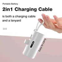 Power bank 5000mah lightning type C for iPhone and Android-hijau