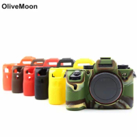 Soft Silicone Rubber Armor Camera Bag Case For Sony A7M4 A7R3 A73 7R2 A7S2 A72 A6500 A6300 A6400 A5100 A5000 Body Skin Cover