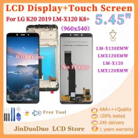 New 5.45 inchs LCD For LG K20 2019 LM-X120 K8+ Touch Screen LCD Display Digitizer Assembly For LG K8 Plus LCD X120 Assembly