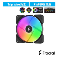 【Fractal Design】Aspect RGB 14cm PWM 散熱風扇-黑